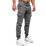 Moške sive kargo hlače joggers Grey